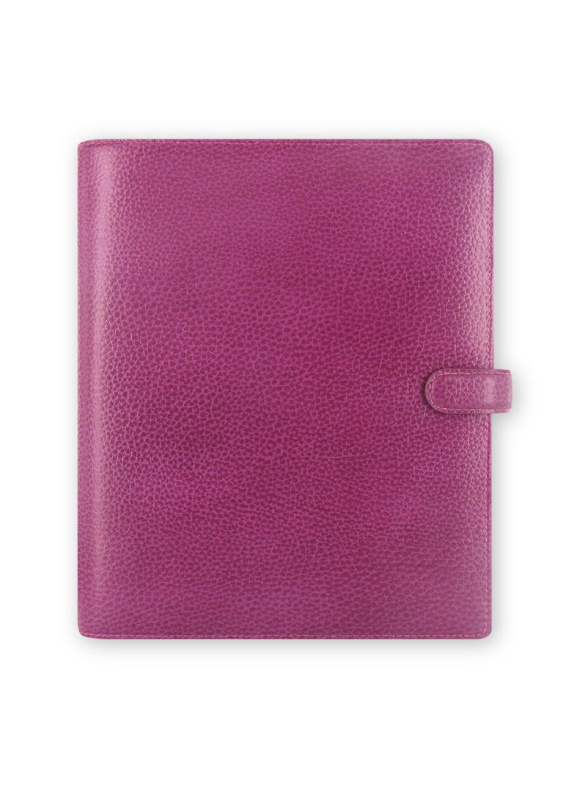 Diář A5 Filofax Finsbury malinový