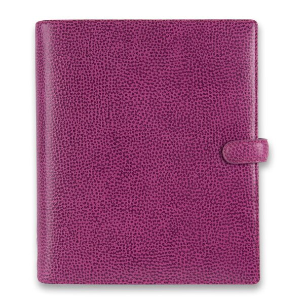 Diář A5 Filofax Finsbury malinový