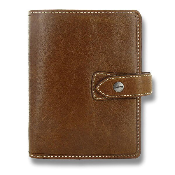 Kapesní diář Filofax Malden A7 hnědý