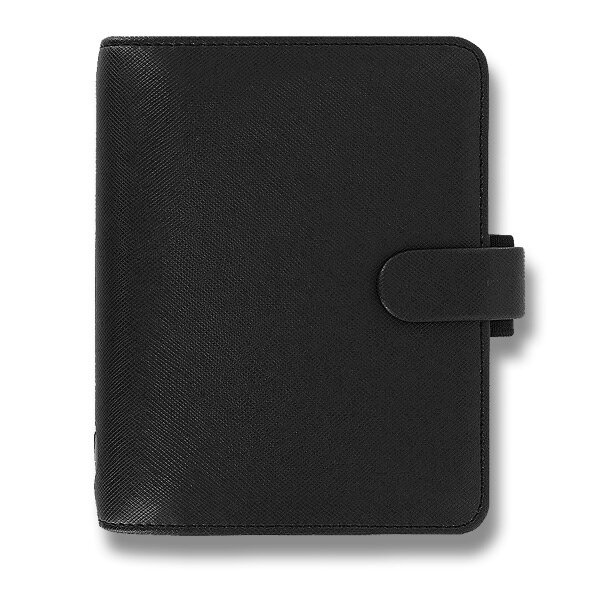 Kapesní diář Filofax Saffiano A7 černý