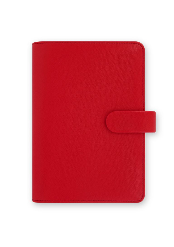 Osobní diář Filofax Saffiano A6 červený