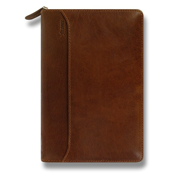 Diář A5 Filofax Lockwood Zip hnědý