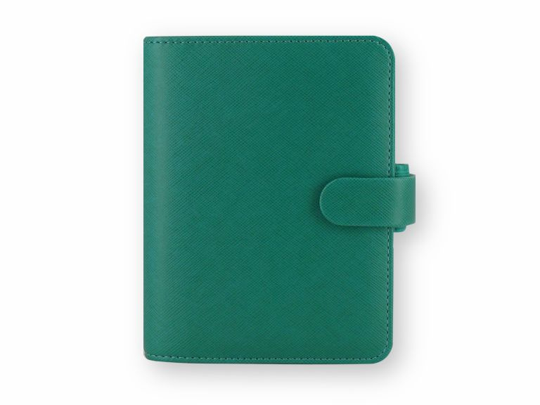 Filofax Kroužkový diář 2025 Saffiano kapesní - akvamarín