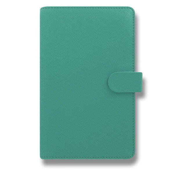 Osobní diář Filofax Saffiano Compact A6 tyrkysový