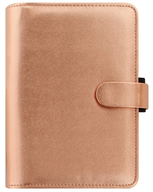 Osobní diář Filofax Saffiano A6 rose gold