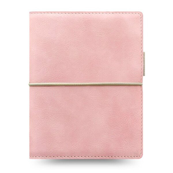 Kapesní diář Filofax Domino Soft A7 pastelově růžová