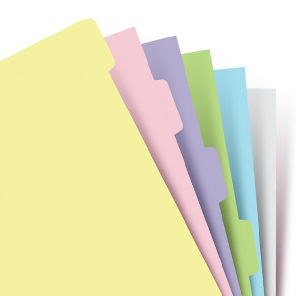 Krajové výřezy, pastelové náplň osobních diářů Filofax