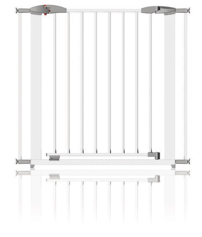 CLIPPASAFE zábrana SWING KOV 72.5-95 cm Bílá