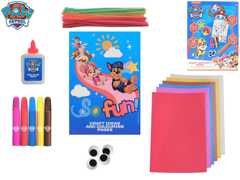 Mikro trading Tlapková patrola Sada miniher a tvořivých aktivit v knížce