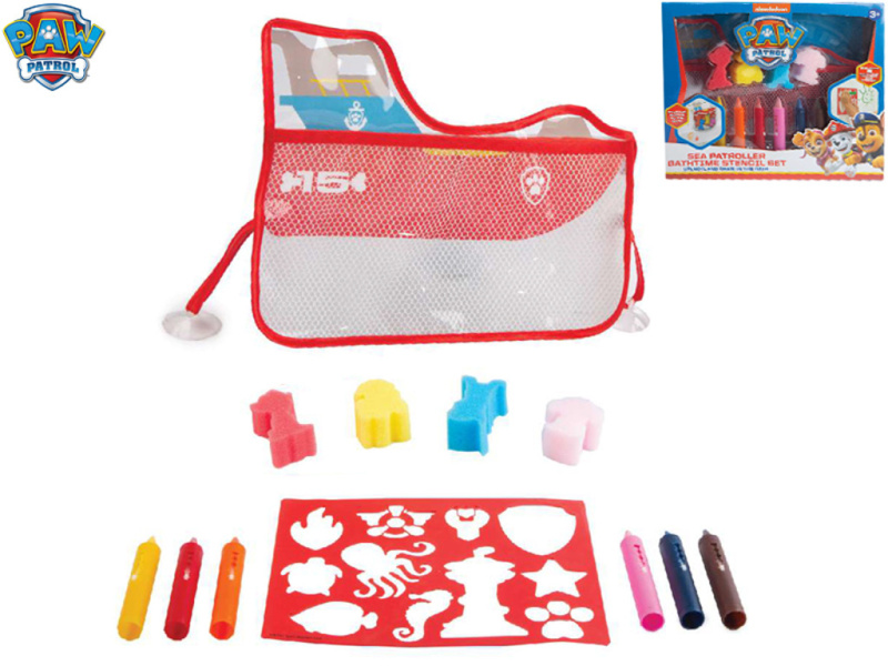 Paw Patrol sada pasteliek do vane (se šablonami v krabičce)