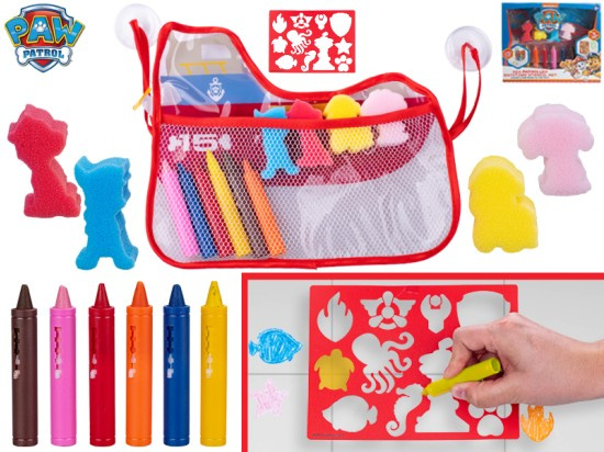 Paw Patrol sada pasteliek do vane (se šablonami v krabičce)