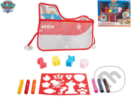 Paw Patrol sada pasteliek do vane (se šablonami v krabičce)