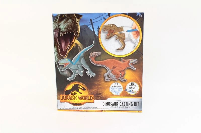 Jurassic World sada na odlévání dinosauřího modelu ze sádry s barvami