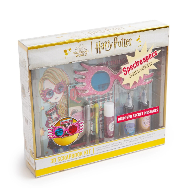 Kroužkový deník sada Harry Potter Luna Lovegood 3D