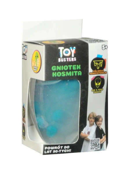 Jajo gniotek kosmita antistresová hračka