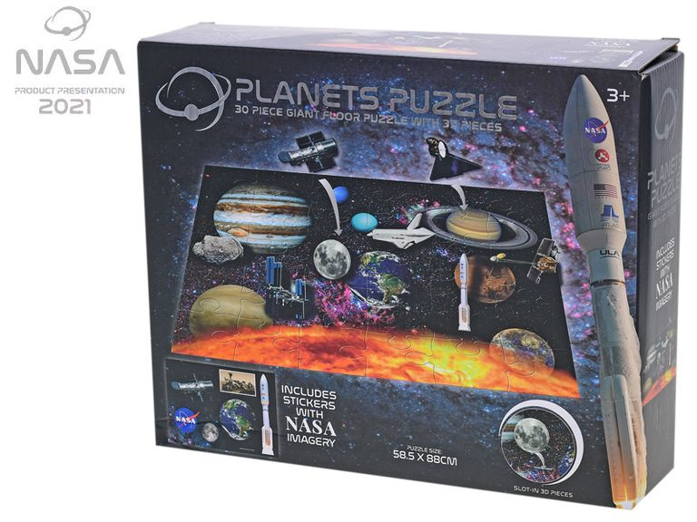 NASA puzzle planety 88 x 58,5 cm, 30 dílků
