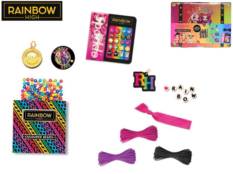 Kreativní sada Rainbow High na výrobu šperků v úložné krabičce