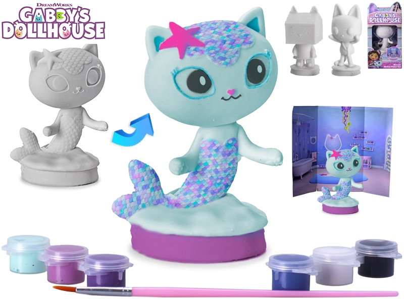 Gábinin kouzelný domek – figurka k pomalování s barvičkami