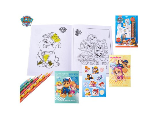 Sada omalovánek a samolepek PAW PATROL pro děti