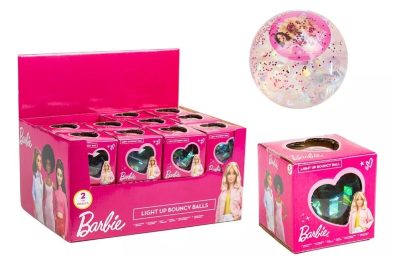 Barbie LED brokátový míč