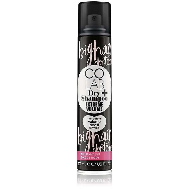 COLAB Extreme Volume suchý šampon pro zvětšení objemu vlasů s extra silnou fixací 200 ml