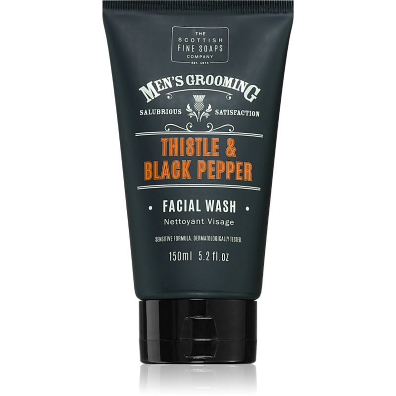 Scottish Fine Soaps Men’s Grooming Thistle & Black Pepper mycí gel na obličej 150 ml