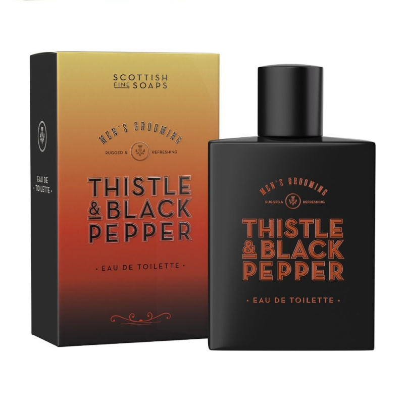 Scottish Fine Soaps Thistle & Black Pepper toaletní voda pro muže 50 ml