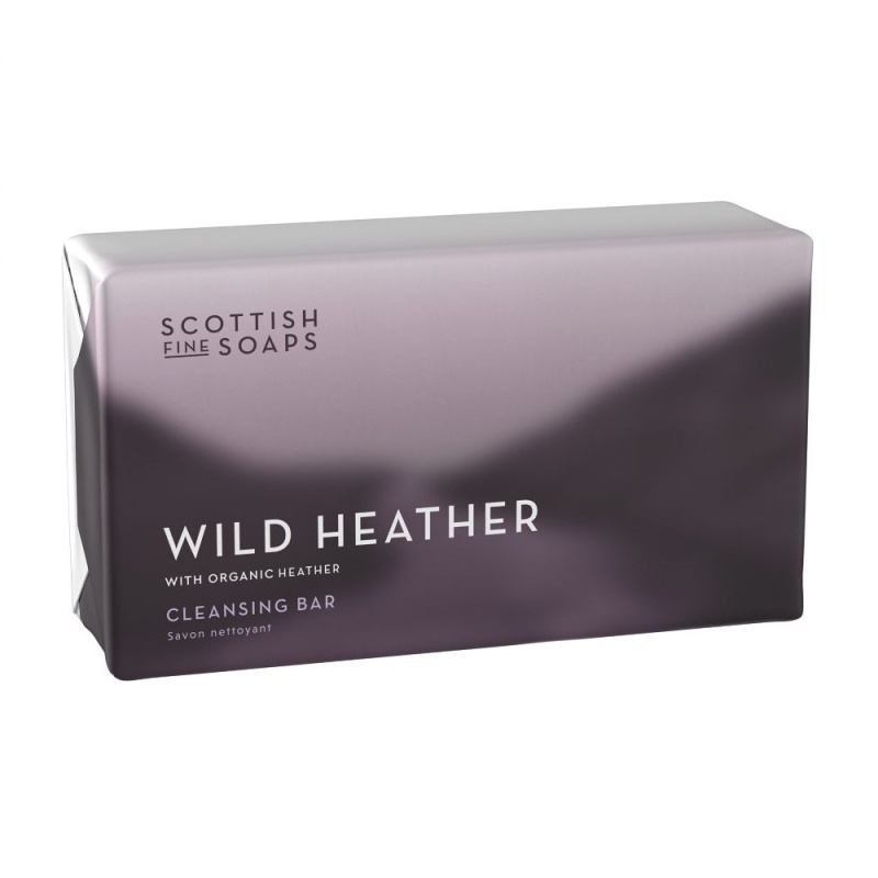Scottish Fine Soaps Wild Heather čisticí tuhé mýdlo 220 g
