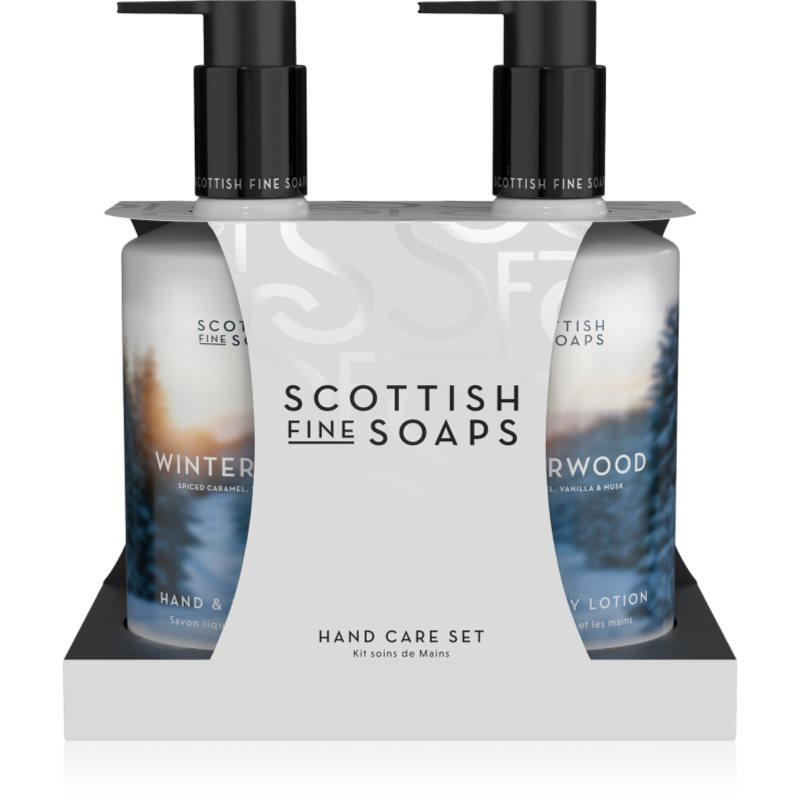 Scottish Fine Soaps Winterwood Sada péče o ruce a tělo 2x300 ml