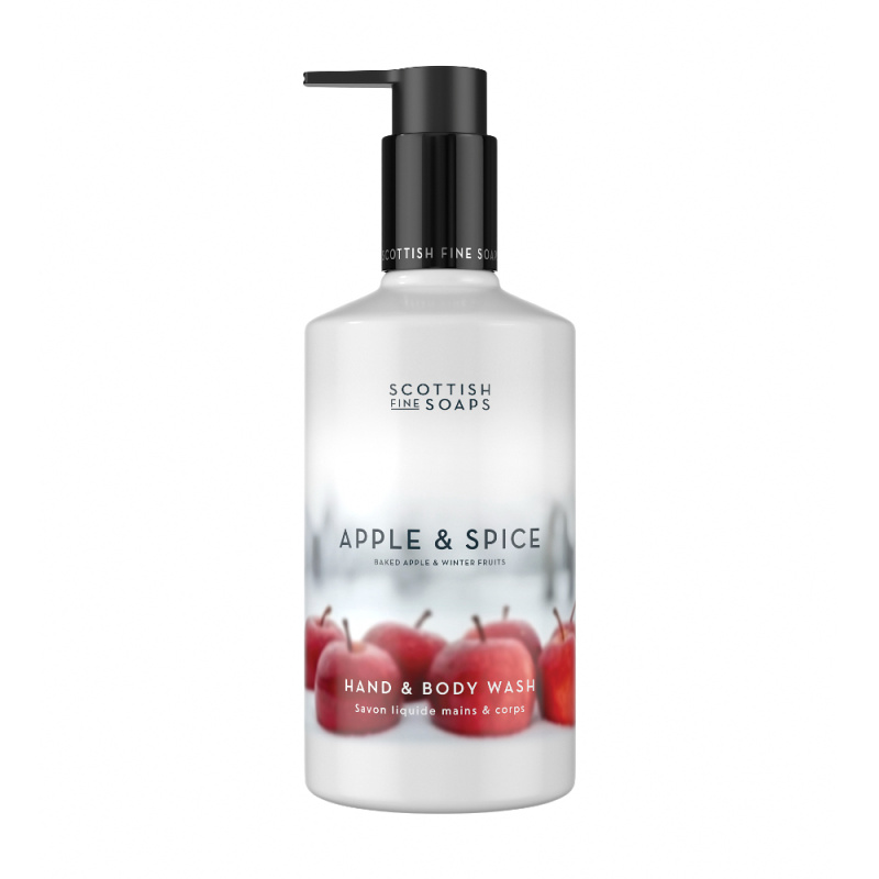 Scottish Fine Soaps Apple & Spice Tekuté mýdlo na ruce i tělo 300 ml