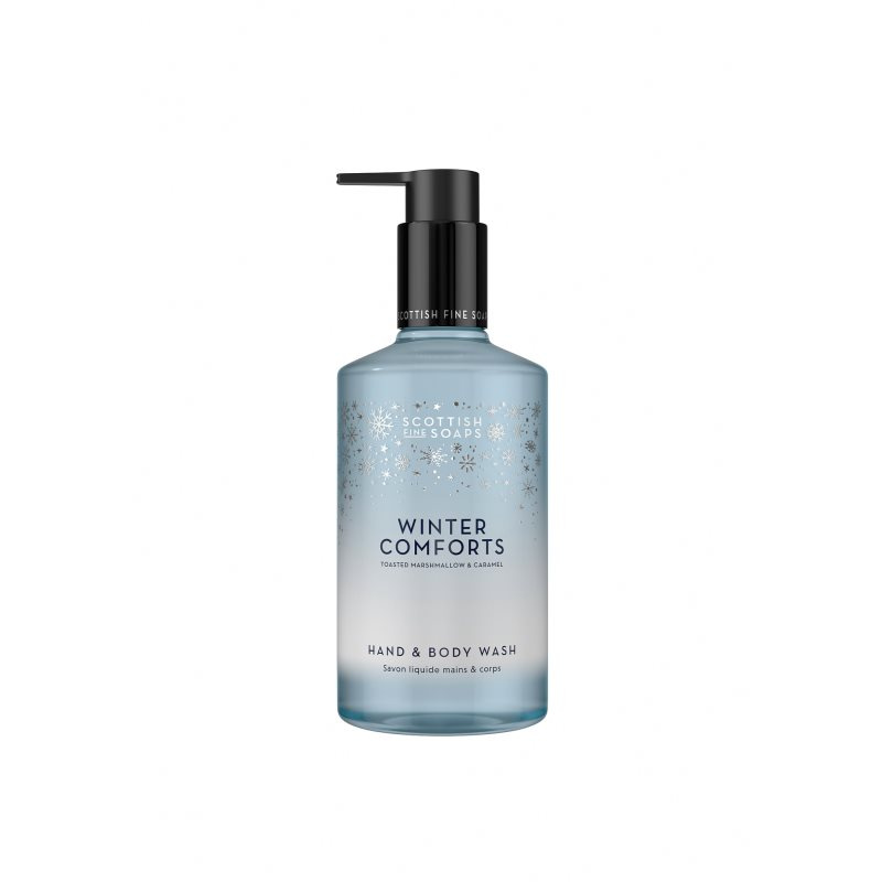 Scottish Fine Soaps Winter Comforts sprchový gel na ruce a tělo vůně Toasted Marshmallow & Caramel 300 ml