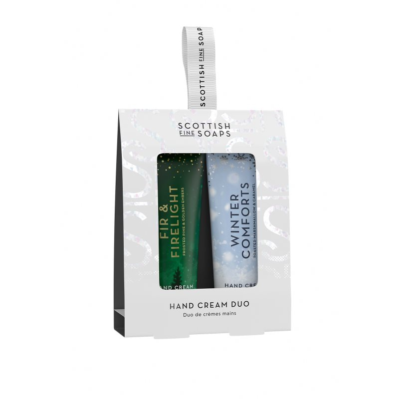 Scottish Fine Soaps Winter Comforts & Fir & Firelight dárková sada na ruce 2x30 ml
