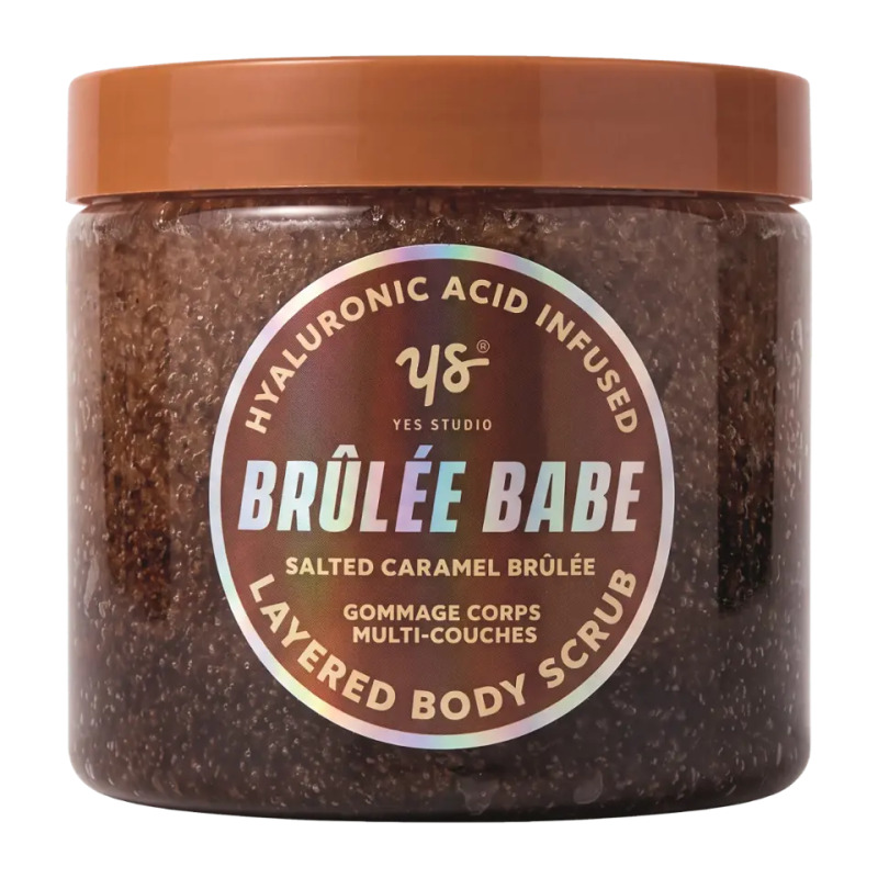 Yes Studio Šlehaný tělový peeling Caramel Brulée 600 g