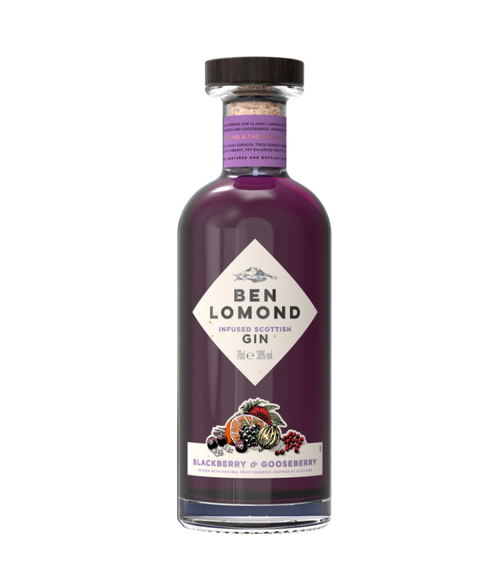 Ben Lomond Gin Blueberry 38% 0,7l (holá lahev)