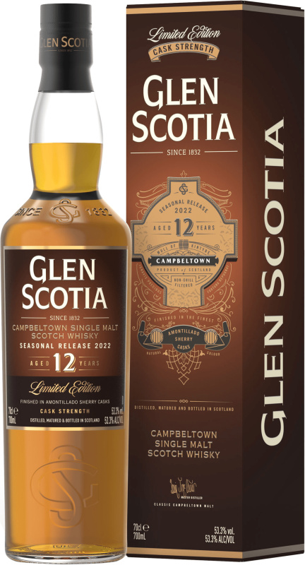 Glen Scotia 12 letá Seasonal Release 2022 53,3% 0,7l