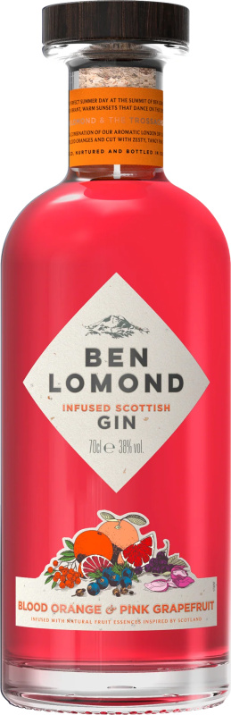 Ben Lomond Gin Blood Orange 38% 0,7l (holá lahev)