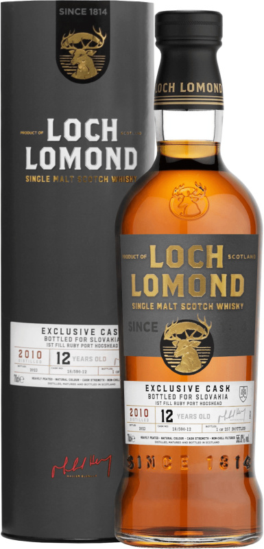 Loch Lomond 12 letá Slovakia Exclusive Cask Strength 55% 0,7l