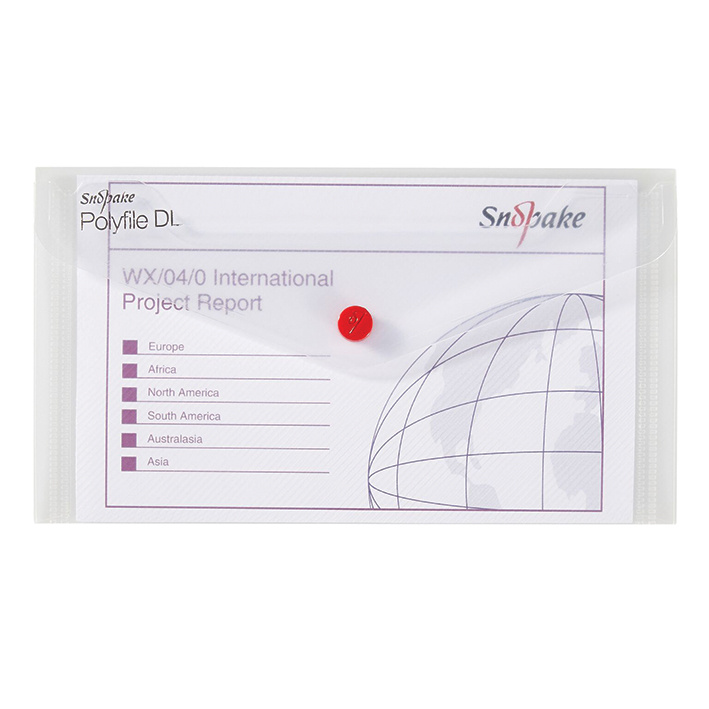 Spisové desky Snopake DL druk TIM 260 - čiré