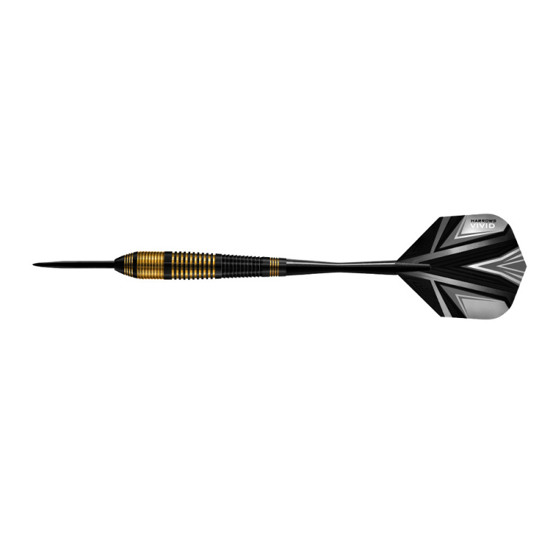 Šipky Harrows Vivid Steel 3ks 21g R Black