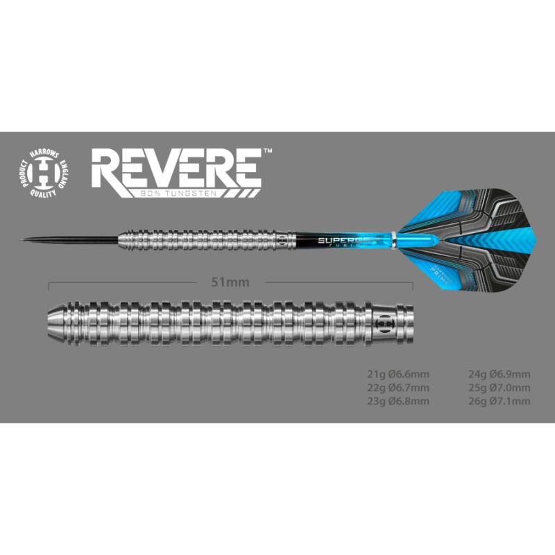 Šipky Harrows Revere 90% Steeltip HS-TNK-000013894 25 g