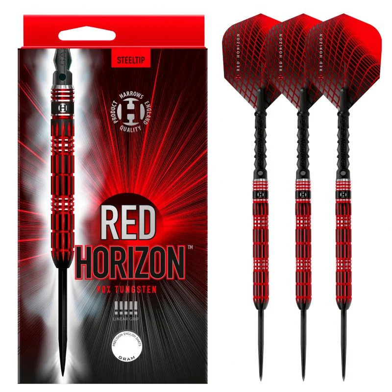 Šipky Harrows RED HORIZON 90% steeltip RedHorizon 24 g