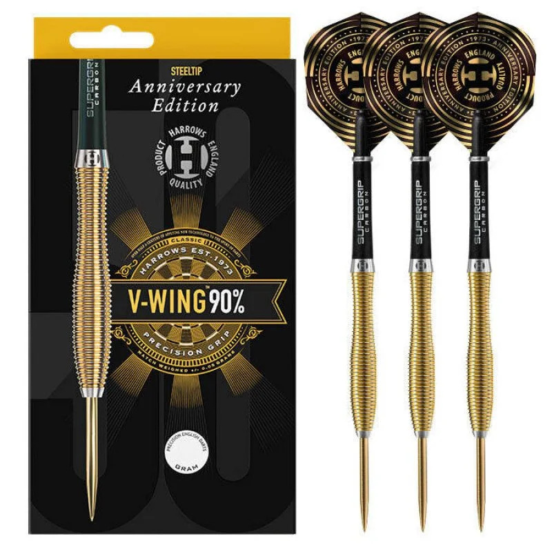Šipky Harrows V-Wing 90% Steeltip 50th Anniversary Edition 25 g