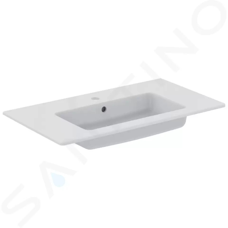 Ideal Standard Umyvadlo nábytkové 61x45x14 cm, s přepadem, otvor pro baterii, bílá E066801