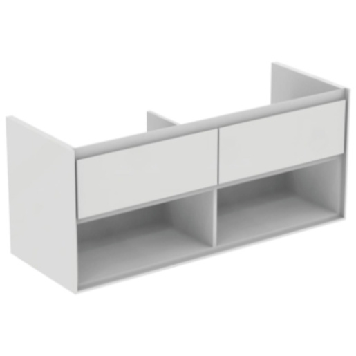 Ideal Standard Connect Air koupelnová skříňka pod umyvadlo 120x44x51,7 cm bílá lesk/světle šedá mat E0829KN