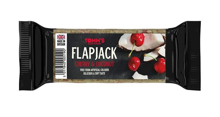 TOMM´S Tyčinka Flapjack 100 g Příchuť: Višeň/Kokos