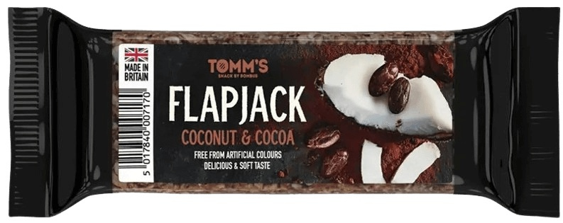 TOMM´S Tyčinka Flapjack 100 g Příchuť: Kokos/Kakao