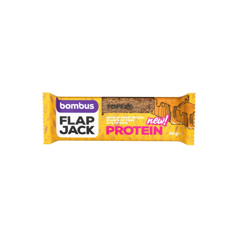 Bombus Flap Jack Protein 80 g - Toffee