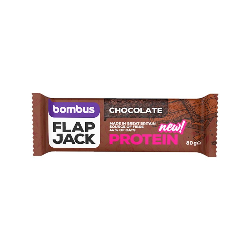 Bombus Flap Jack Protein 80 g - Chocolate