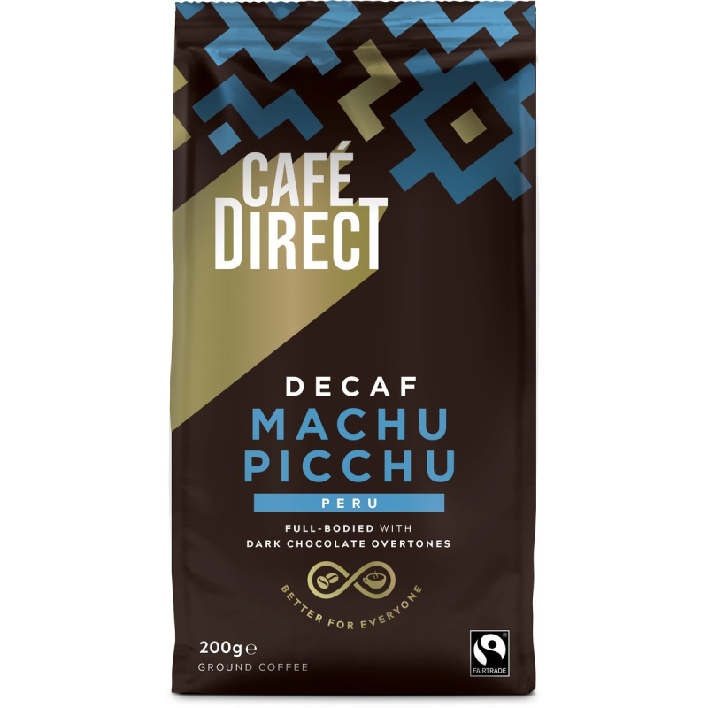 Cafédirect Machu Picchu SCA 82 mletá káva bez kofeinu