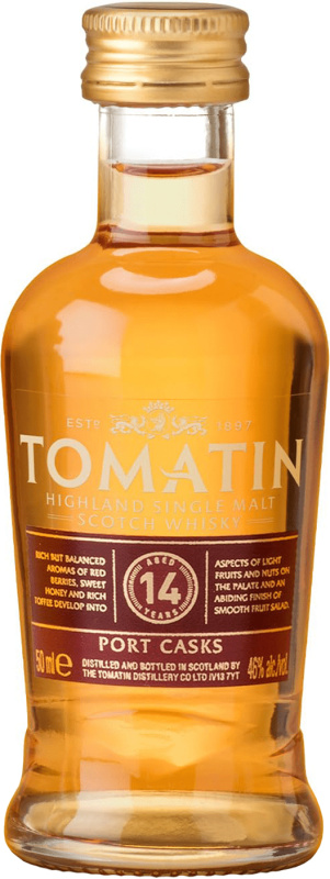 Tomatin 14 letá Mini 46% 0,05l